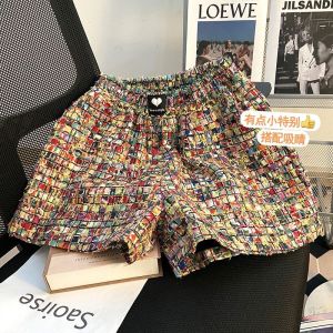 Quần Short Ống Rộng Cỡ Lớn Cho Nam Mùa Hè Phong Cách Mỹ Cổ Điển Thể Thao Quần Short Kẻ Caro Quần Dài Thường Ngày