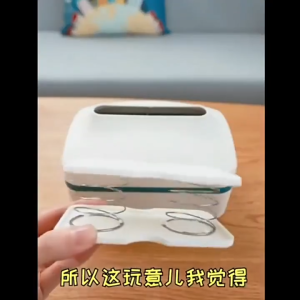 Tissue Box Spring Support Automatic Lifting Spring Loaded Tissue Holder Bracket For Tissue Container