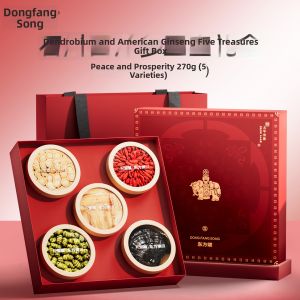 QILIXIANG | Bộ Quà Tặng Thực Phẩm Bổ Sung Dendrobium Nhân Sâm Mỹ