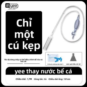 Yee | Dụng Cụ Đổi Nước Hồ Cá Rửa Cát Hút Chất Thải Siphon Hút Nước Dọn Dẹp Chất Thải Cá