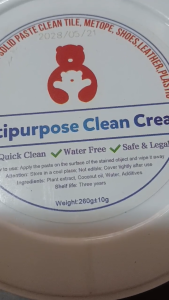 Multipurpose Shoe Cleaning Cream Water Free Clean Quick Clean Wipe Powerful