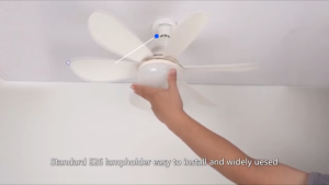 SX-420 Ceiling Fan Light 6 blade Small Ceiling Fan with 3-Speeds Dimmable Ceiling Fan with Lights30W 16.5