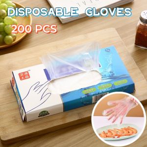 200 PCS High Quality Disposable Plastic Gloves Disposable Plastic Food Preparation Gloves Household\\n\\nHousehold plastic gloves, particularly disposable plastic gloves, have become a popular choice for many individuals looking to maintain hygiene during food preparation. These gloves provide a barrier between hands and food, reducing the risk of contamination and promoting cleanliness. In this article, we will explore the key features, benefits, types, and proper usage of disposable plastic gloves, specifically focusing on our 200 PCS high quality disposable plastic gloves.\\n\\n What Are Household Plastic Gloves?\\n\\nHousehold plastic gloves are lightweight, thin, and disposable gloves designed for use in various household tasks, including food preparation. These gloves are typically made from materials like polyethylene, vinyl, or nitrile, which provide protection against germs, bacteria, and other contaminants.\\n\\n Key Features of Disposable Plastic Gloves\\n\\n- **Lightweight and thin**: Easy to wear and remove, allowing for natural hand movement and dexterity.\\n- **Disposable**: Designed for single-use, eliminating the need for washing and sterilization.\\n- **Available in different sizes**: Ensuring a proper fit for users of all hand sizes.\\n- **Non-slip grip**: Some gloves feature textured surfaces for better grip and control.\\n\\n Benefits of Using Disposable Plastic Gloves\\n\\n- **Improved hygiene**: Reduces the risk of contamination during food preparation.\\n- **Protection against allergens**: Prevents contact with potential allergens, such as food particles or chemicals.\\n- **Cost-effective**: Disposable gloves are generally less expensive than reusable alternatives.\\n- **Convenience**: No need for washing or sterilization after use.\\n\\n Types of Disposable Plastic Gloves\\n\\n- **Polyethylene gloves**: Lightweight, affordable, and suitable for general household tasks.\\n- **Vinyl gloves**: Flexible, comfortable, and ideal for food preparation.\\n- **Nitrile gloves**: Highly durable, resistant to punctures, and suitable for heavy-duty tasks.\\n\\n How to Choose the Best Disposable Plastic Gloves for Your Needs\\n\\nWhen selecting disposable plastic gloves, consider the following factors:\\n\\n- **Material**: Choose the right material based on your specific needs, such as polyethylene for general household tasks or nitrile for heavy-duty tasks.\\n- **Size**: Ensure a proper fit by selecting the appropriate size.\\n- **Quality**: Opt for high-quality gloves that provide adequate protection and comfort.\\n- **Price**: Consider the cost-effectiveness of the gloves, balancing quality and affordability.\\n\\n Comparison of Different Types of Disposable Plastic Gloves\\n\\n| Type | Material | Pros | Cons |\\n| --- | --- | --- | --- |\\n| Polyethylene | Polyethylene | Lightweight, affordable | Less durable |\\n| Vinyl | Vinyl | Flexible, comfortable | Less resistant to punctures |\\n| Nitrile | Nitrile | Highly durable, resistant to punctures | More expensive |\\n\\n How to Properly Use Disposable Plastic Gloves for Food Preparation\\n\\nTo ensure optimal hygiene during food preparation, follow these steps:\\n\\n1. **Wash hands before putting on gloves**: Remove any dirt or bacteria that may transfer to the gloves.\\n2. **Inspect gloves for defects**: Check for holes, tears, or other damage before use.\\n3. **Put on gloves properly**: Ensure a snug fit, avoiding loose or wrinkled gloves.\\n4. **Change gloves frequently**: Replace gloves after handling raw meat, fish, or other potentially contaminated items.\\n5. **Dispose of gloves properly**: Place used gloves in a designated waste bin.\\n\\n Tips for Maintaining Hygiene While Using Disposable Plastic Gloves\\n\\n- **Avoid touching your face**: Keep gloves away from your eyes, nose, and mouth to prevent contamination.\\n- **Change gloves after handling raw food**: Replace gloves after touching raw meat, fish, or other potentially contaminated items.\\n- **Wash hands after removing gloves**: Remove gloves and wash hands thoroughly with soap and water.\\n\\n Frequently Asked Questions About Disposable Plastic Gloves\\n\\n How Often Should I Replace My Disposable Plastic Gloves?\\n\\nReplace disposable plastic gloves after handling raw meat, fish, or other potentially contaminated items, or if they become damaged or soiled.\\n\\n Can I Reuse Disposable Plastic Gloves?\\n\\nNo, disposable plastic gloves are designed for single-use only. Reusing them may increase the risk of contamination and compromise hygiene.\\n\\n Are Disposable Plastic Gloves Environmentally Friendly?\\n\\nWhile disposable plastic gloves can be convenient, they contribute to waste and pollution. Consider using reusable gloves or eco-friendly alternatives, such as biodegradable gloves, to minimize environmental impact.\\n\\nIn conclusion, our 200 PCS high quality disposable plastic gloves offer an effective solution for maintaining hygiene during food preparation. By understanding the key features, benefits, types, and proper usage of disposable plastic gloves, you can make informed decisions to ensure a clean and safe kitchen environment.\"