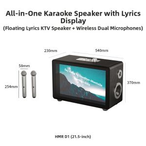 Haomuren | Transparent Large Volume Bluetooth Speaker with Lyrics Display