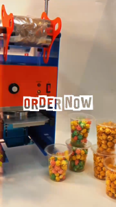 Mesin Sealer Cawan Bubble Tea Manual Elektrik / Bubble Tea Cup Sealer Sealing Machine / Electric Manual Cup Sealer Machine