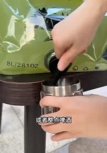 8L Outdoor Folding Water Bag with Tap Portable Collapsible Water Container Food Grade Thickened Storage Jug For Camping BBQ Picnic Survival