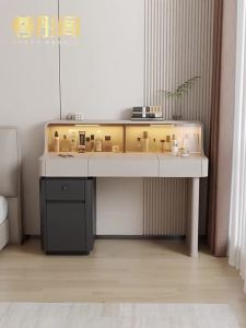ZUNTONGGE | Flip Top Concealed Mirror Dressing Table