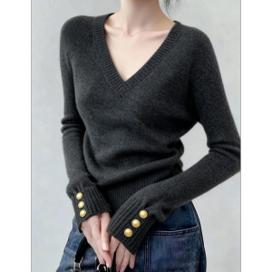 HUOLISI | Casual Fashion Autumn V-Neck Base Sweater