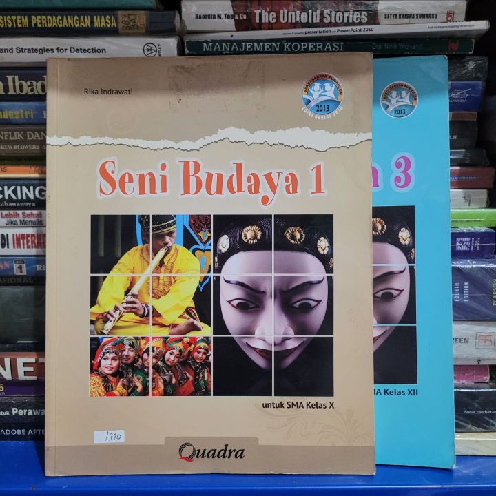 BUKU BEKAS QUADRA - SENI BUDAYA KELAS 1/2/3 SMA K13 REVISI | Lazada ...
