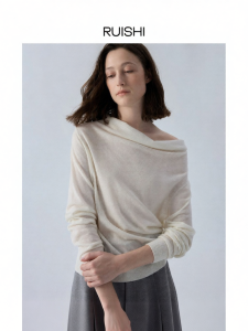epoque de rueen | Wool Silk Versatile Stylish Sweater for Autumn