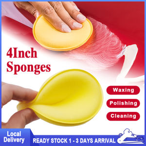 1Pcs Car Foam Sponge Wax Applicator Cleaning Detailing Pads Car Waxing Sponge Pad Car Exterior Polish Pad 打蜡海绵垫