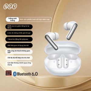 QCY | Tai nghe Bluetooth True Wireless QCY MeloBuds N20 - Chống Ồn Chủ Động ANC Độ Trễ Thấp Kháng Nước IPX4 Pin Dài