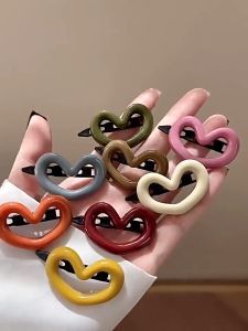 Tooyoo Sweet Heart-shaped Hair Clip Girlish Sense Bangs Clip Cute Creative Hair Accessory