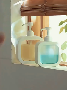 Japan Style Soap Dispenser Aesthetic 300ml + FREE Decal Sticker