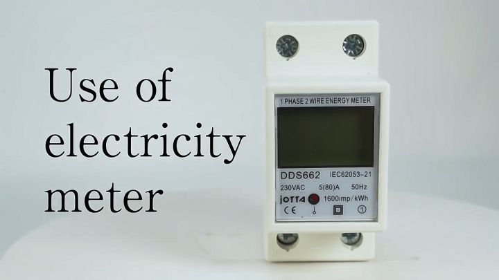 【COD】24hours delivery 80A Single Phase Two Wire LCD Digital Display ...