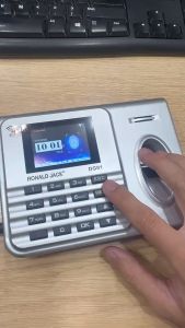 Máy Chấm Công Vân Tay Mini Ronald Jack DG01 Thiết kế nhỏ gọn lấy dữ liệu qua mạng