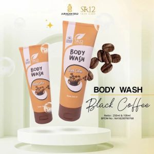 Body Wash Scrub SR12 Dengan Ekstrak Kopi Dan Aloevera Membersihkan Menyegarkan Menenangkan