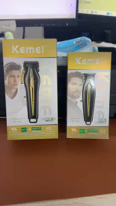 Kemei Km-1450 & Km-1449 7000RPM LED Strong Powerful Li-battery Super Speed Motor Professional Barbering Hair Clipper
