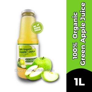 Lohas 100% Organic Green Apple Juice 1 Liter 有机青苹果汁