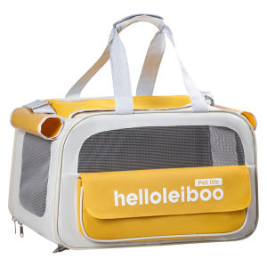 HELLOLEIBOO | Convenient Large Capacity Ventilated Stress-Reducing Pet Carrier