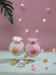 【T Scent】【福袋 小夜灯】【Lucky Bag Night Light】睡眠灯 床头 伴睡 氛围 灯 手机支架 桌面摆件 装饰小夜灯 Wealth Cute Night Light Touch Lamp Bedroom Sleep Lighting Decor Seaonal Decorative LED Fairy Light Table Lamps