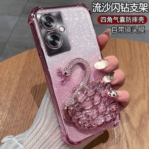 Transparent Silicone Phone Case for OPPO A2 5G with Lens Film Full Cover Anti-Fall PJB110 Airbag Protection Womens New Model