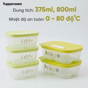 Hộp trữ mát có nút hô hấp Tupperware Ventsmart 800ml