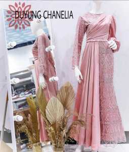 SELCA-DRESS DUYUNG CANELLIA / DRESS BRUKAT MODEL BARU / DRESS KONDANGAN WANITA / DRESS MUSLIM WANITA / DRESS BRUKAT MEWAH / DRESS BRUKAT KEKINIAN / FASHION WANITA DEWASA / GAMIS BRUKAT MURAH / DRESS DUYUNG BRUKAT / BISA BAYAR DITEMPAT