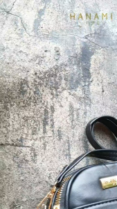 HANAMI Tas Slempang Kekinian Kulit Cantik Kaori Terbaru Hitam TA1131B5 Terbaru