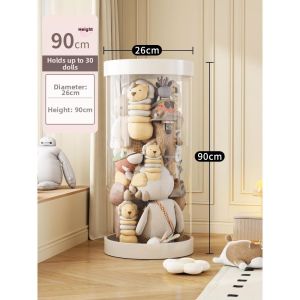 MENGBINFEN | Multifunctional Home Toy Storage Bucket Large Capacity Transparent