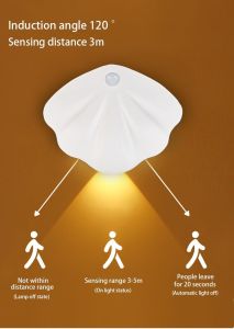 Premium Motion Sensor Rechargeable Night Light with 3 Modes Long-Lasting Battery Magnetic Mount for Stairs Bedrooms Kitchens