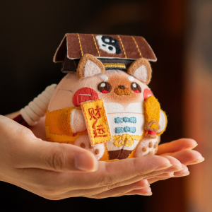 Handmade Embroidery DIY Material Kit Small Zombie Cloth Doll Fragrance Sachet Hanging Ornament Self-Embroidery Gift