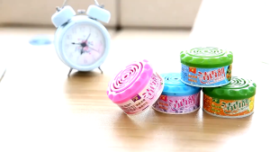 4pcs Solid Air Freshener for Car Room Bedroom Bathroom Toilet Home Fragrance Long Lasting Aromatherapy Perfume
