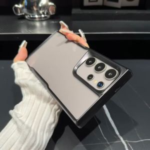 [FN] เคส samsung s24 ultra case สำหรับ ซัมซุง S24 S23 ULTRA PLUS  ชุบ  การออกแบบใบมีด เคสซิลิโคน  เคสtpu เคสใส #14