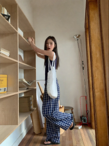 NIHAOKANONG | Quần Tây Dáng Suông Thoáng Cao Waisted