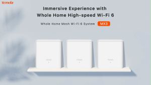 Tenda EX3 AX1500 Whole Home Mesh Gigabit WiFi6 System Router WIFI Extender mesh