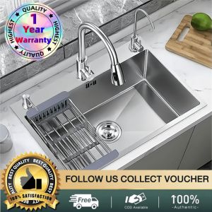 Sink/Kitchen Sink/Hotel/Household Sink/Bar Sink/304 Stainless Steel Sink/Nano Sink/3.0mm Thickness/Optional Faucet Set