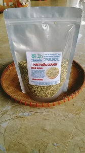 1kg hạt đậu xanh sấy khô tách đôi