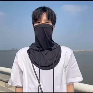 Full Face Cover Fishing Hat Sun Cap With Mask Summer Hat Outdoor Anti-uv Sunscreen Hat Protect Neck