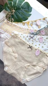 กางเกงในเซ็ท เซต5ตัว กางเกงใน กางเกงในผู้หญิง ผ้าฝ้าย100% ระบายอากาศได้ดี ไม่อับชื้น ลายน่ารัก เซ็กซี่/T Store