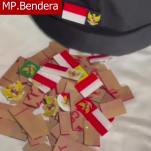 Pin Bendera Merah Putih - Pin Bros Garuda - Pin Bendera Kemerdekaan