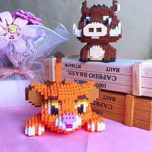 ️现货️ReadyStocks Lion King 3 in 1 blocks toys 乐柏裕 7157卡通模型 钻石 小颗粒 积木 拼装 益智 儿童 玩具 礼物