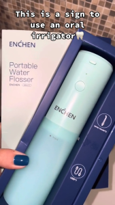 Enchen MINT3 Rechargeable Water Flosser - Portable Waterproof & Powerful for Better Oral Care