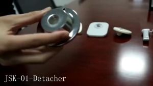 Penghilang Kuku Anti Maling Supermarket Pembuka Kancing Pakaian Persegi Kecil Magnet Biasa Pembuka Gesper