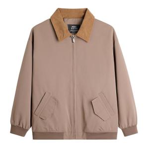 Enjeolon | Mens Casual Solid Harrington Jacket Stylish
