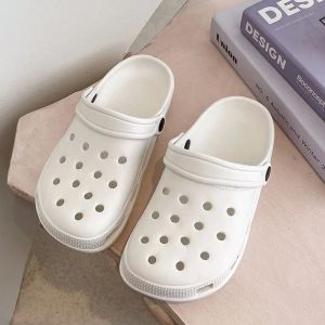 Giày Đế Mềm Thoải Mái Mùa Hè Đế EVA Đi Biển Chống Trượt Chống Mùi Đế Xuồng Đế Bằng Đế Cao Su Thoáng Khí