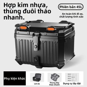 WANSLO |Thùng đựng đồ dung tích lớn dành cho xe máy xe tay ga