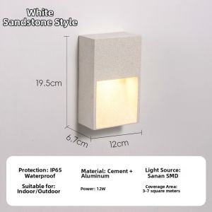 Craftsman Art | Waterproof Outdoor Sconce Stone Light
