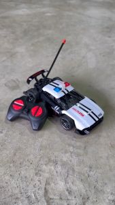 NP TOYS รถบังคับ รถตำรวจบังคับ มีไฟพ่นควันได้ บังคับวิทยุไร้สาย ของเล่นเด็ก No.59643