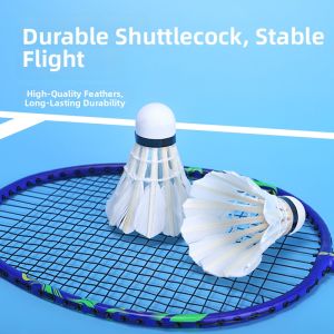 JIEKESAI | Durable Professional Indoor & Outdoor Training Competition Badminton Shuttles